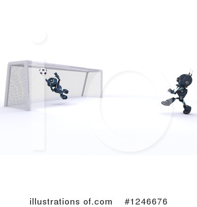 Royalty-Free (RF) Robot Clipart Illustration by KJ Pargeter - Stock Sample #1246676