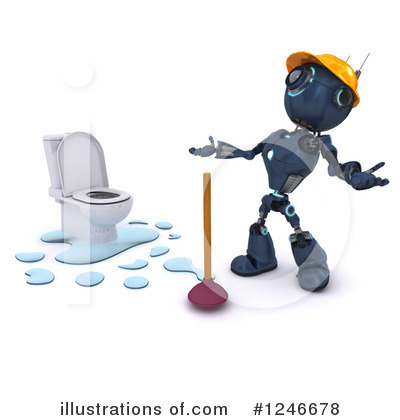 Plumber Clipart #1246678 by KJ Pargeter