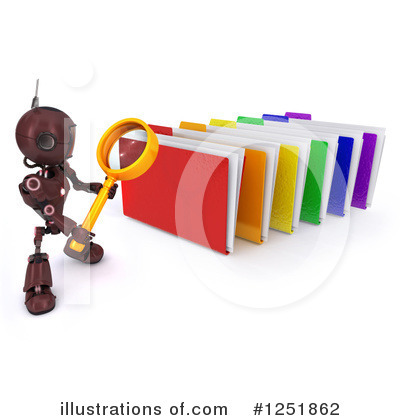 Royalty-Free (RF) Robot Clipart Illustration by KJ Pargeter - Stock Sample #1251862