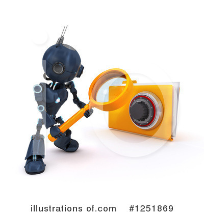 Royalty-Free (RF) Robot Clipart Illustration by KJ Pargeter - Stock Sample #1251869