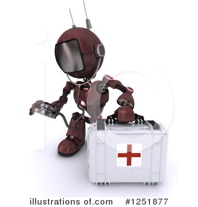 Royalty-Free (RF) Robot Clipart Illustration by KJ Pargeter - Stock Sample #1251877
