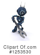 Robot Clipart #1253530 by KJ Pargeter