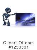 Robot Clipart #1253531 by KJ Pargeter