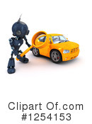 Robot Clipart #1254153 by KJ Pargeter