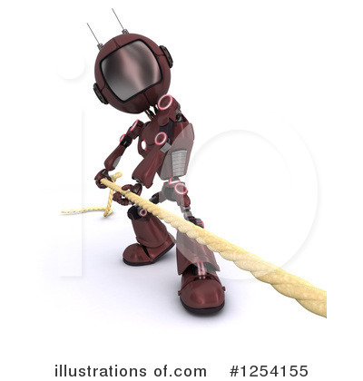 Royalty-Free (RF) Robot Clipart Illustration by KJ Pargeter - Stock Sample #1254155