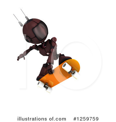 Royalty-Free (RF) Robot Clipart Illustration by KJ Pargeter - Stock Sample #1259759