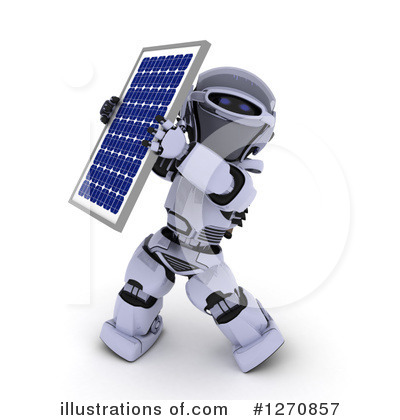 Royalty-Free (RF) Robot Clipart Illustration by KJ Pargeter - Stock Sample #1270857