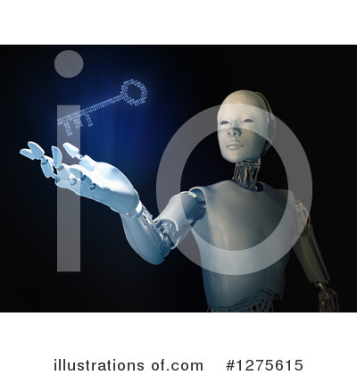 Royalty-Free (RF) Robot Clipart Illustration by Mopic - Stock Sample #1275615