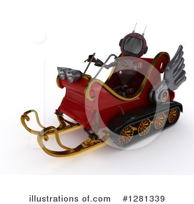Royalty-Free (RF) Robot Clipart Illustration by KJ Pargeter - Stock Sample #1281339
