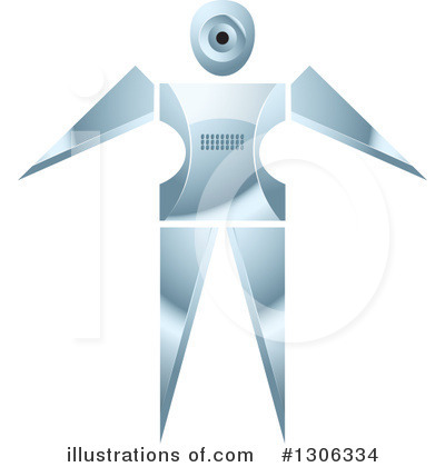 Robot Clipart #1306334 by Lal Perera