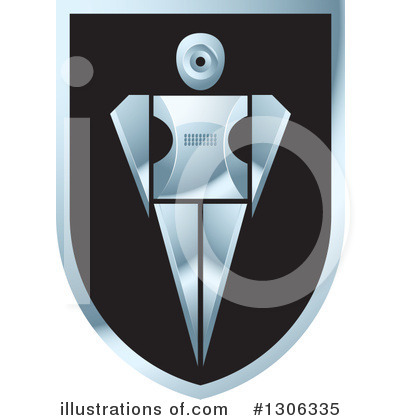 Royalty-Free (RF) Robot Clipart Illustration by Lal Perera - Stock Sample #1306335