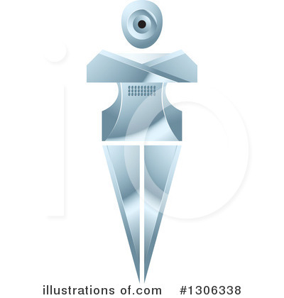 Royalty-Free (RF) Robot Clipart Illustration by Lal Perera - Stock Sample #1306338