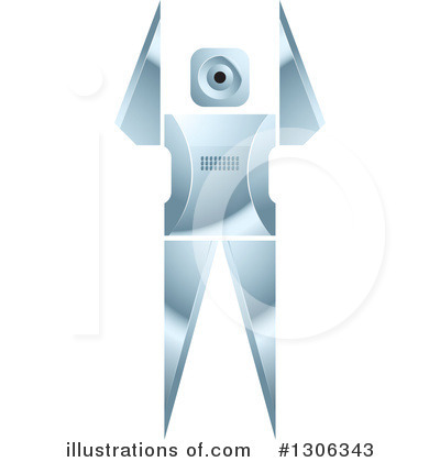 Robot Clipart #1306343 by Lal Perera