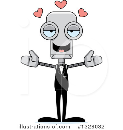 Royalty-Free (RF) Robot Clipart Illustration by Cory Thoman - Stock Sample #1328032