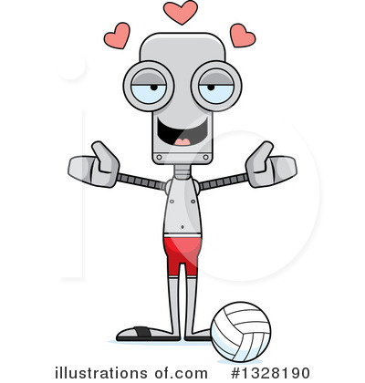 Royalty-Free (RF) Robot Clipart Illustration by Cory Thoman - Stock Sample #1328190