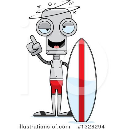 Royalty-Free (RF) Robot Clipart Illustration by Cory Thoman - Stock Sample #1328294