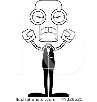 Royalty-Free (RF) Robot Clipart Illustration by Cory Thoman - Stock Sample #1328525