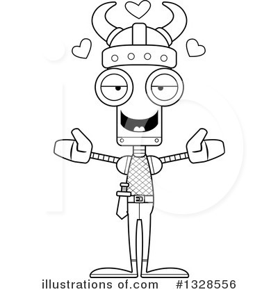 Royalty-Free (RF) Robot Clipart Illustration by Cory Thoman - Stock Sample #1328556