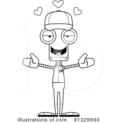 Royalty-Free (RF) Robot Clipart Illustration by Cory Thoman - Stock Sample #1328690