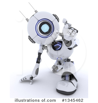 Royalty-Free (RF) Robot Clipart Illustration by KJ Pargeter - Stock Sample #1345462