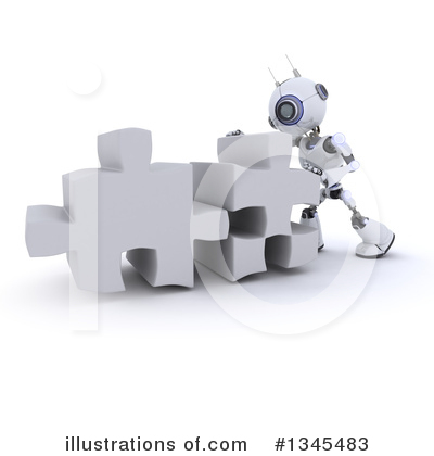 Royalty-Free (RF) Robot Clipart Illustration by KJ Pargeter - Stock Sample #1345483