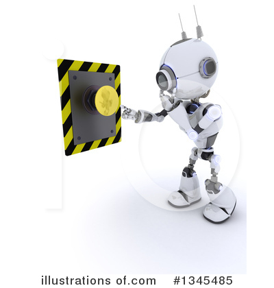 Royalty-Free (RF) Robot Clipart Illustration by KJ Pargeter - Stock Sample #1345485