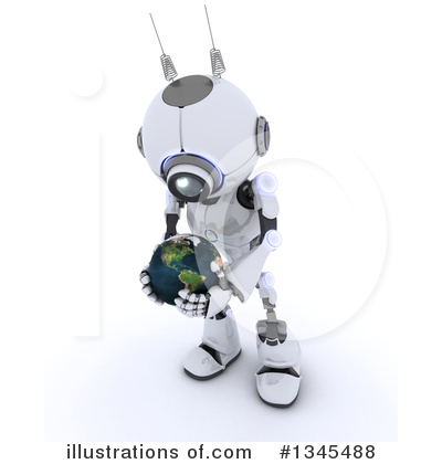 Royalty-Free (RF) Robot Clipart Illustration by KJ Pargeter - Stock Sample #1345488