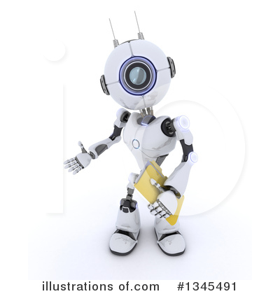 Royalty-Free (RF) Robot Clipart Illustration by KJ Pargeter - Stock Sample #1345491