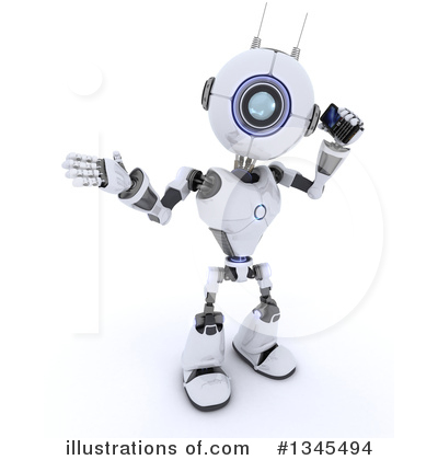 Royalty-Free (RF) Robot Clipart Illustration by KJ Pargeter - Stock Sample #1345494