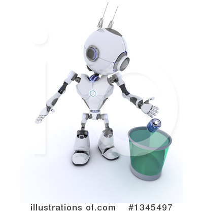 Royalty-Free (RF) Robot Clipart Illustration by KJ Pargeter - Stock Sample #1345497