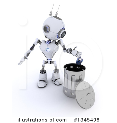 Royalty-Free (RF) Robot Clipart Illustration by KJ Pargeter - Stock Sample #1345498