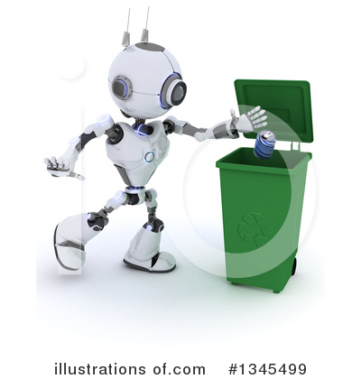 Royalty-Free (RF) Robot Clipart Illustration by KJ Pargeter - Stock Sample #1345499