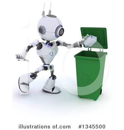 Royalty-Free (RF) Robot Clipart Illustration by KJ Pargeter - Stock Sample #1345500