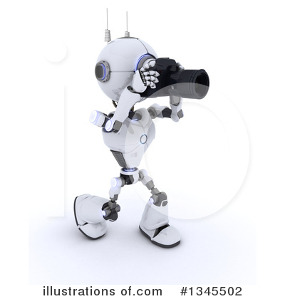Royalty-Free (RF) Robot Clipart Illustration by KJ Pargeter - Stock Sample #1345502