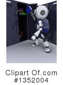 Robot Clipart #1352004 by KJ Pargeter