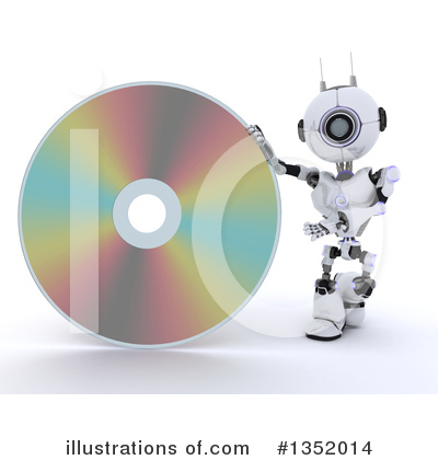 Royalty-Free (RF) Robot Clipart Illustration by KJ Pargeter - Stock Sample #1352014