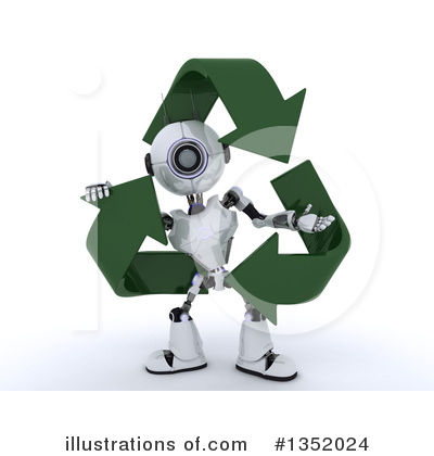 Recycling Clipart #1352024 by KJ Pargeter