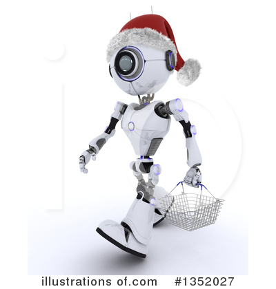 Royalty-Free (RF) Robot Clipart Illustration by KJ Pargeter - Stock Sample #1352027
