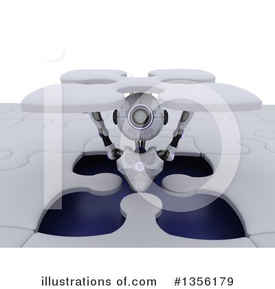 Royalty-Free (RF) Robot Clipart Illustration by KJ Pargeter - Stock Sample #1356179