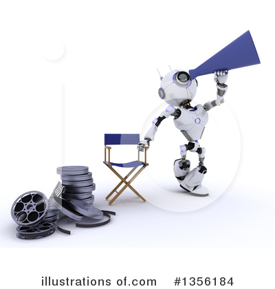 Royalty-Free (RF) Robot Clipart Illustration by KJ Pargeter - Stock Sample #1356184
