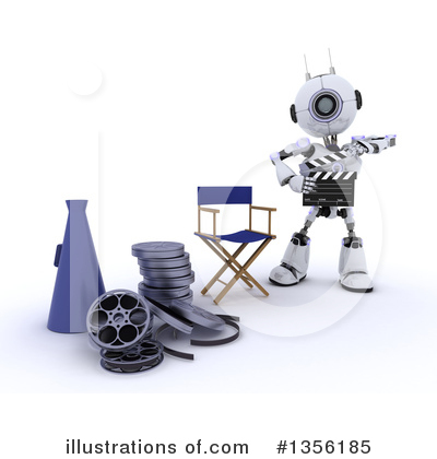 Royalty-Free (RF) Robot Clipart Illustration by KJ Pargeter - Stock Sample #1356185