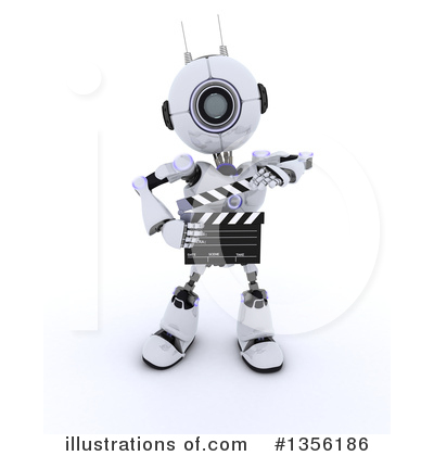 Royalty-Free (RF) Robot Clipart Illustration by KJ Pargeter - Stock Sample #1356186