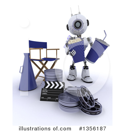 Royalty-Free (RF) Robot Clipart Illustration by KJ Pargeter - Stock Sample #1356187