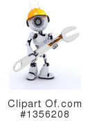 Robot Clipart #1356208 by KJ Pargeter