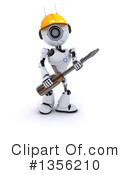 Robot Clipart #1356210 by KJ Pargeter