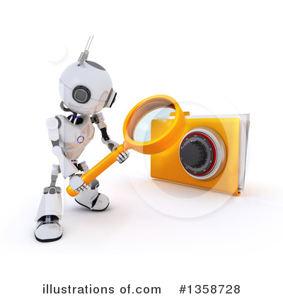 Robot Clipart #1358728 by KJ Pargeter