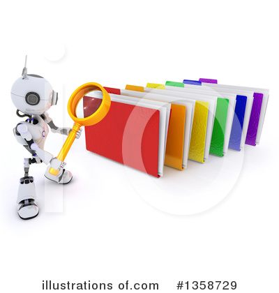 Royalty-Free (RF) Robot Clipart Illustration by KJ Pargeter - Stock Sample #1358729