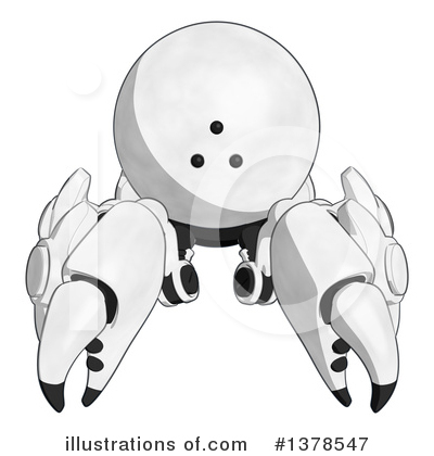 Robots Clipart #1378547 by Leo Blanchette