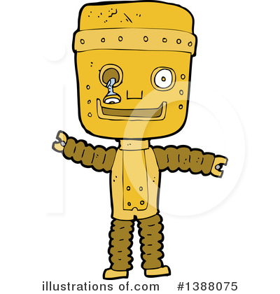 Robots Clipart #1388075 by lineartestpilot