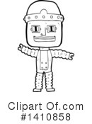 Robot Clipart #1410858 by lineartestpilot